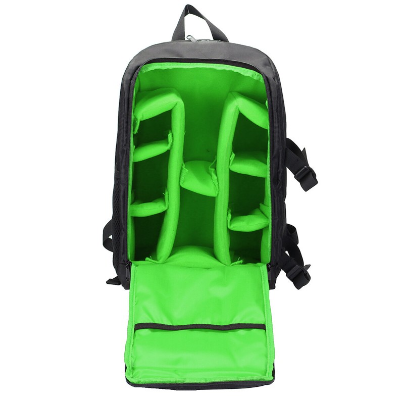 Waterproof Backpack Shoulder Bag Laptop Case For DSLR Camera Lens Accessories - Orange