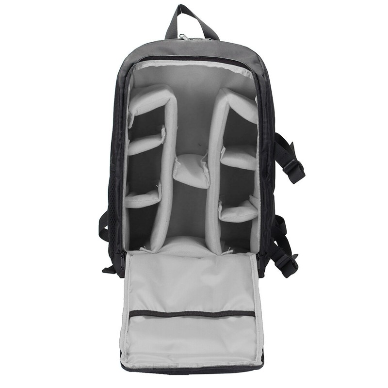 Waterproof Backpack Shoulder Bag Laptop Case For DSLR Camera Lens Accessories - Orange
