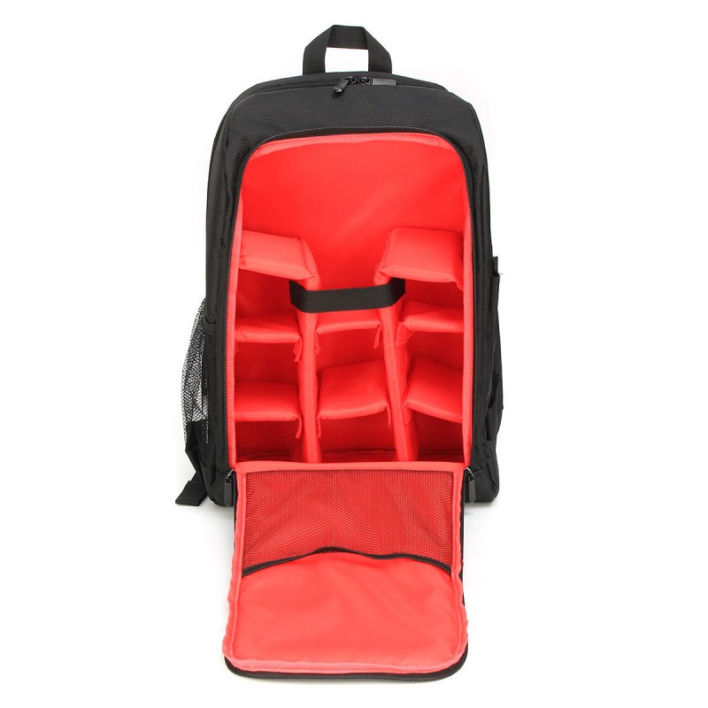 Waterproof Theftproof Large Camera Backpack Bag Case with Rain Cover For DSLR Camera Lens - Green