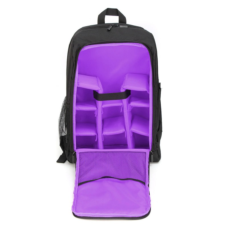 Waterproof Theftproof Large Camera Backpack Bag Case with Rain Cover For DSLR Camera Lens - Green