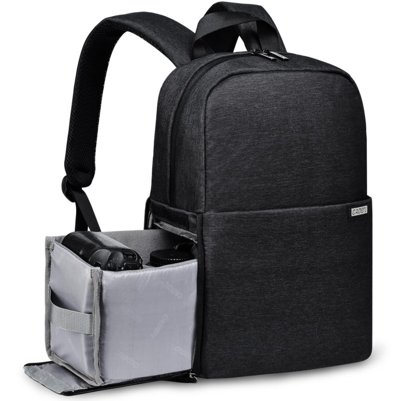  L4 Waterproof Backpack with Padded Bag for DSLR Camera Lens Tripod Laptop - Grey