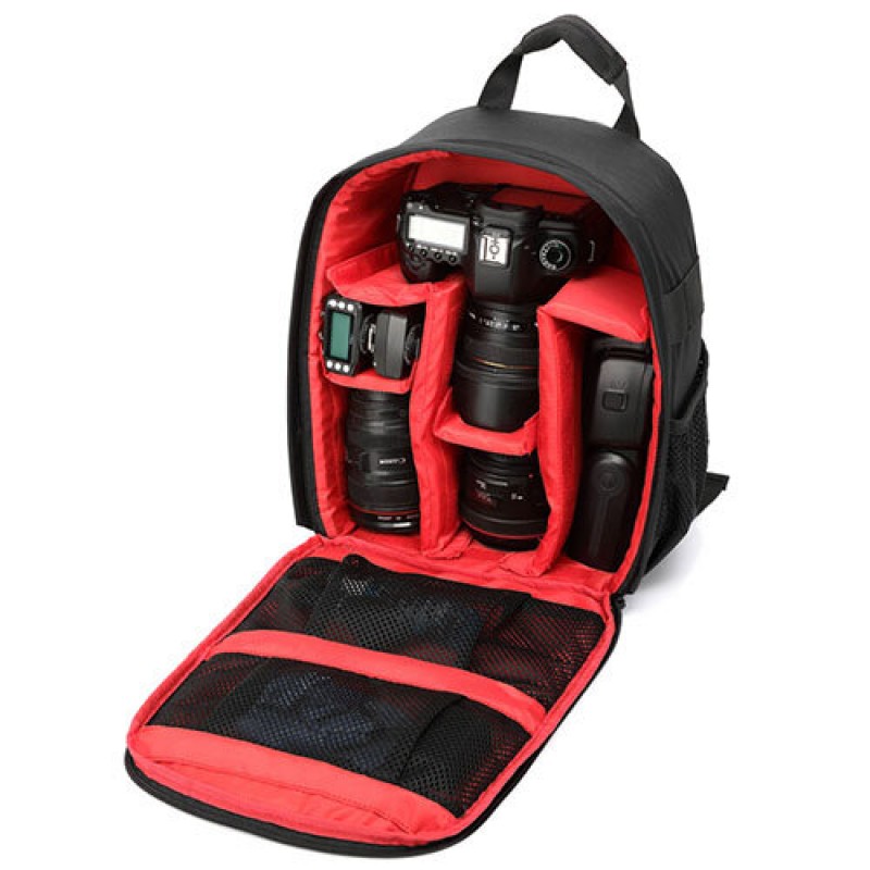 Y75 Waterproof Shockproff Camera Tripod Storage Bag Backpack - Green