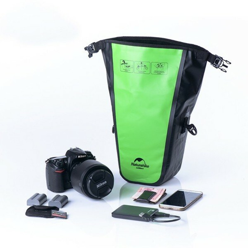  Outdoor Waterproof Travel Camera Bag Camping Hiking for Canon for Nikon for Sony for Pentax DSLR - Grey
