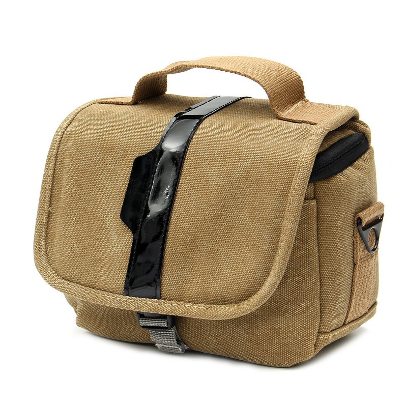Single Shoulder Protective Travel Carrying Messenger Bag For Micro-DSLR Camera  - Orange