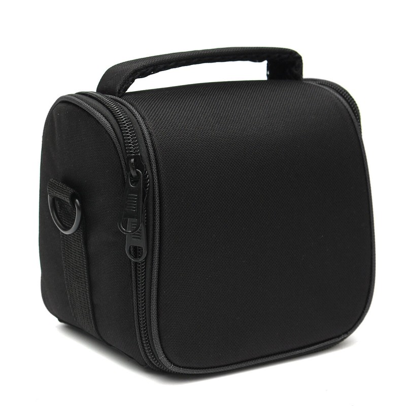 Water-resistant Camera Shoulder Sling Bag Carry Travel Case for DLSR SLR Digital Camera Flash Lens - Red