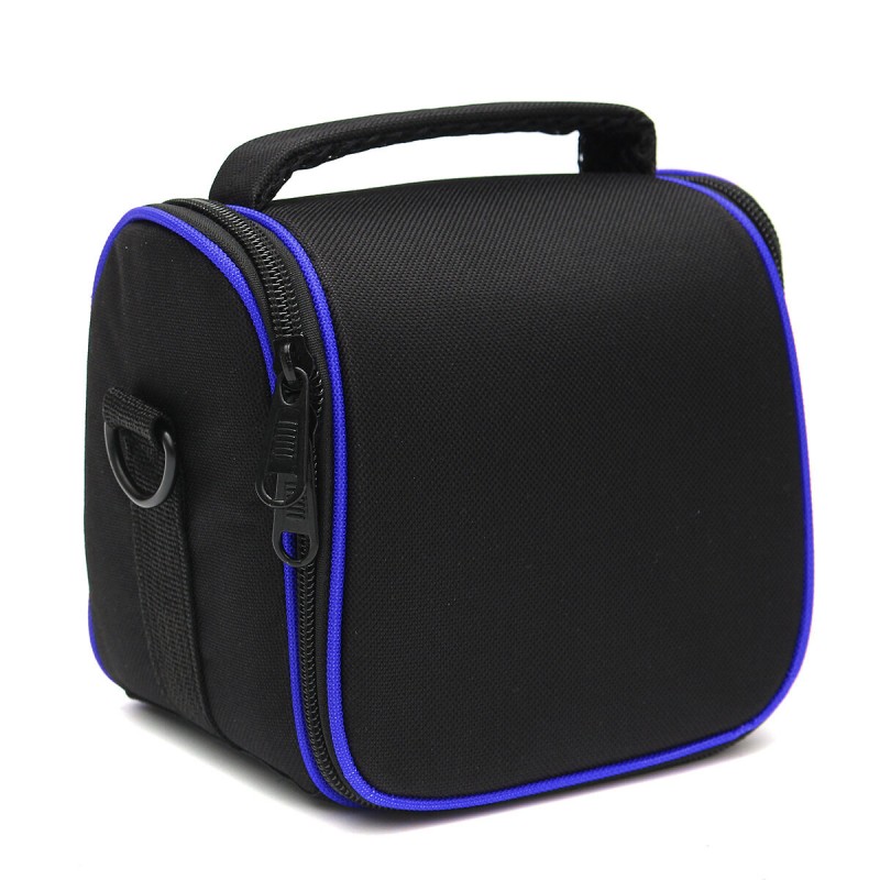 Water-resistant Camera Shoulder Sling Bag Carry Travel Case for DLSR SLR Digital Camera Flash Lens - Red