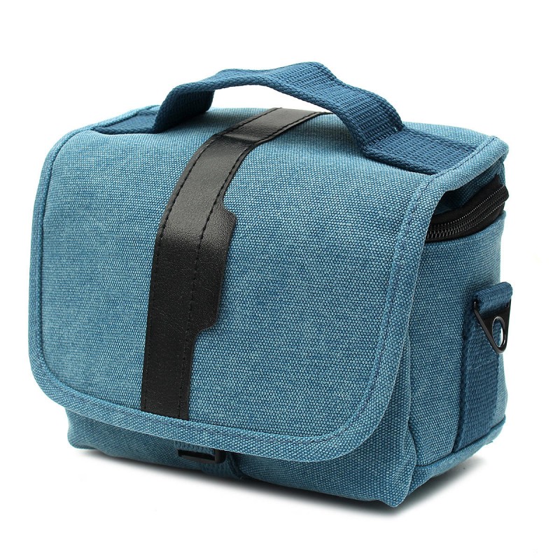 Single Shoulder Protective Travel Carrying Messenger Bag For Micro-DSLR Camera  - Orange