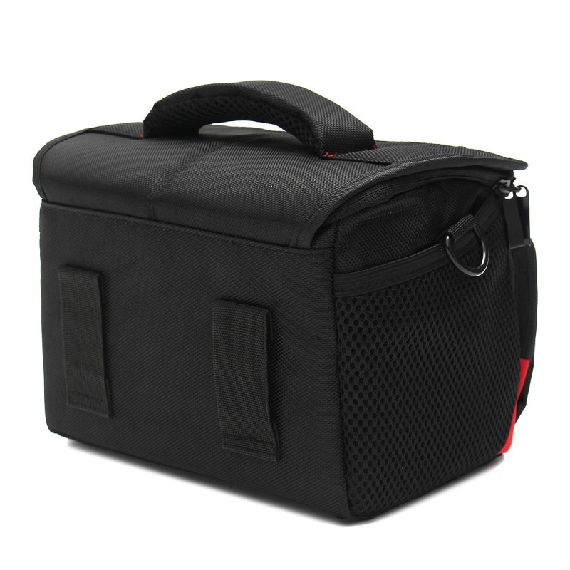 Waterproof Camera Shoulder Bag Travel Carrying Case with Rain Cover For DSLR SLR Camera Flash Lens - S