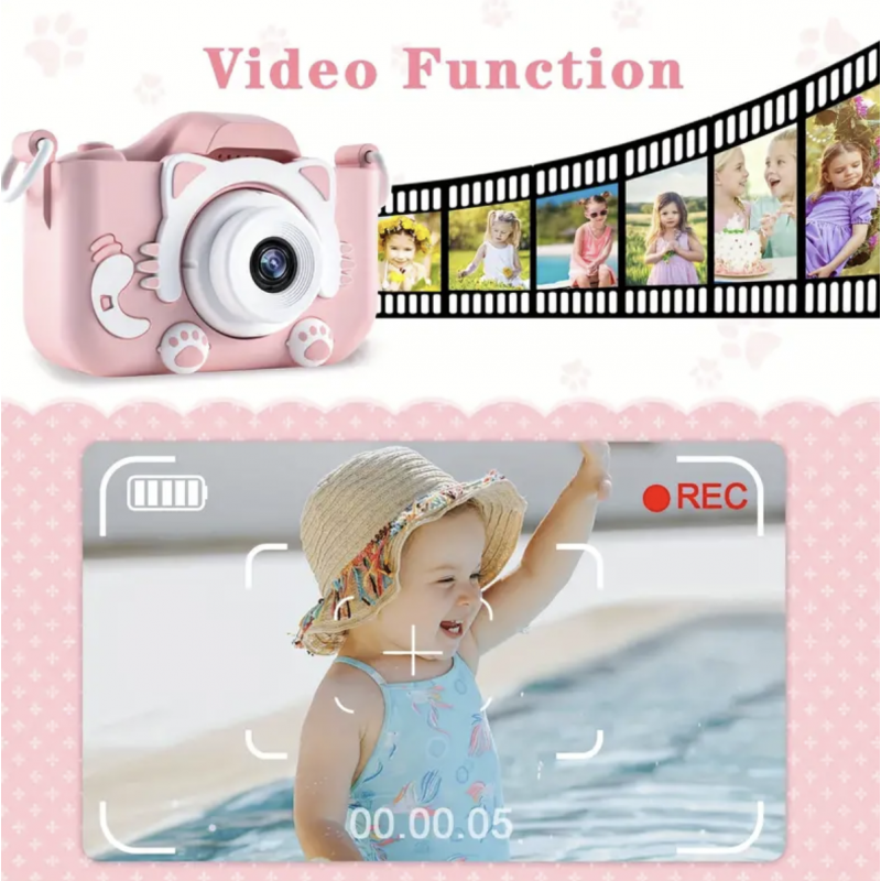 Mini Camera Kids Camera Toys For 3 4 5 6 7 8 9 10 ...