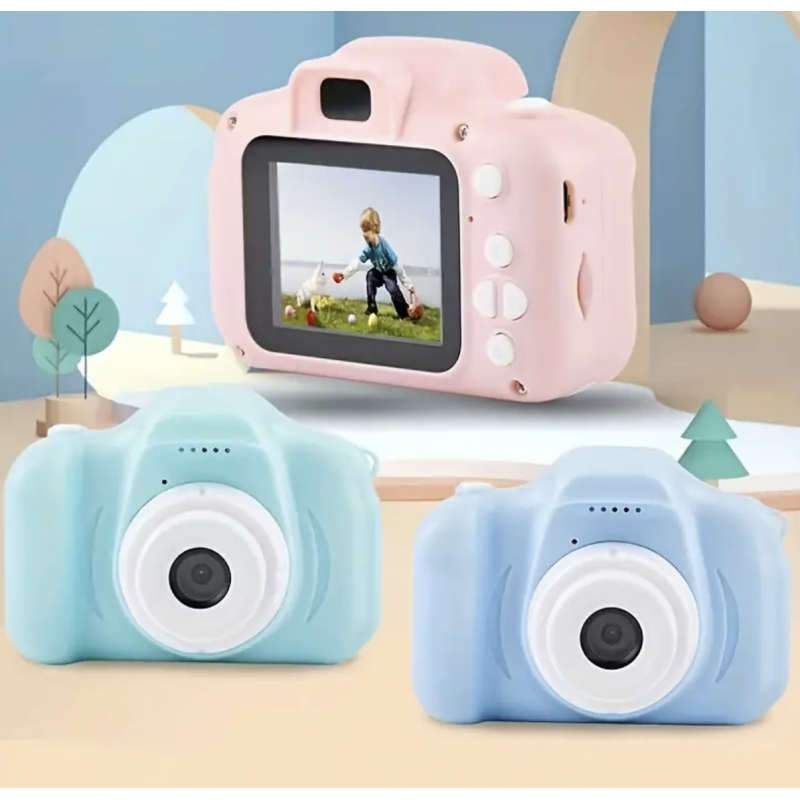 X2 Mini Kids Digital Camera HD Cartoon Can Take Pi...