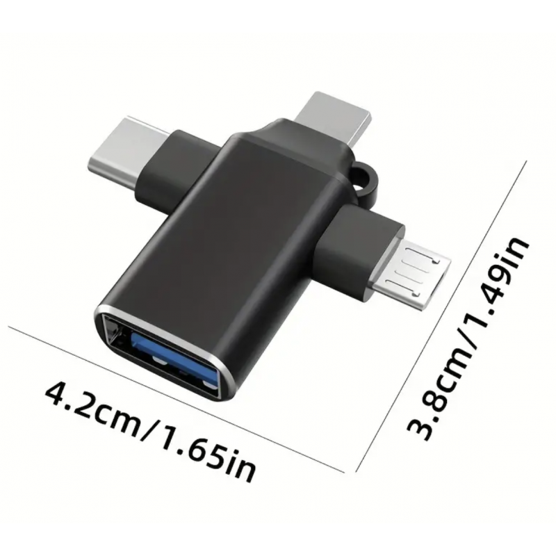 3 In 1 Usb C To Usb Adapter,usb A To Usb C Camera Adapter,usb Adapter For Iphone,usb To Ipad Adapter,type C To Usb Adapter,usb A To Micro Usb Adapter,OTG Adapter For Apple Android Mobile Phone