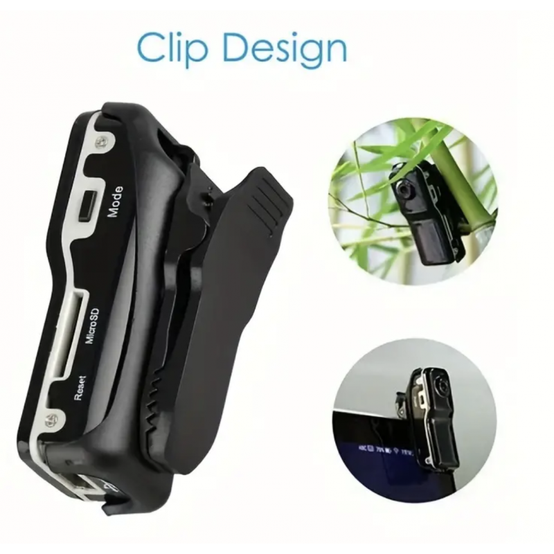 1pc, Portable Mini Camera Digital Video Audio Small Camcorder Action Sports Micro Cam Car Bike Recorder Small Pocket DVR Cam HD Night Vision Motion Video Camera