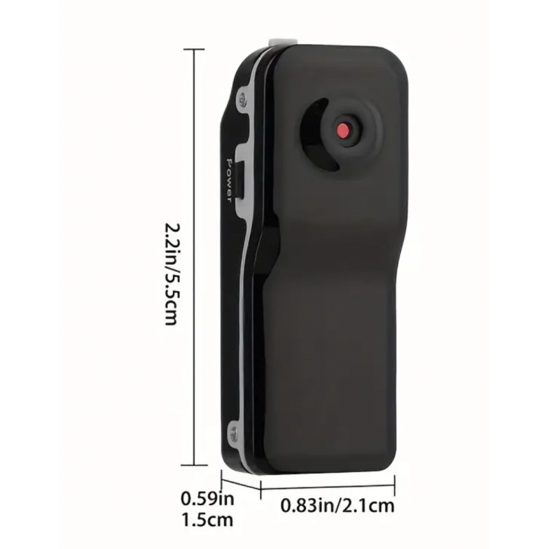 1pc, Portable Mini Camera Digital Video Audio Small Camcorder Action Sports Micro Cam Car Bike Recorder Small Pocket DVR Cam HD Night Vision Motion Video Camera