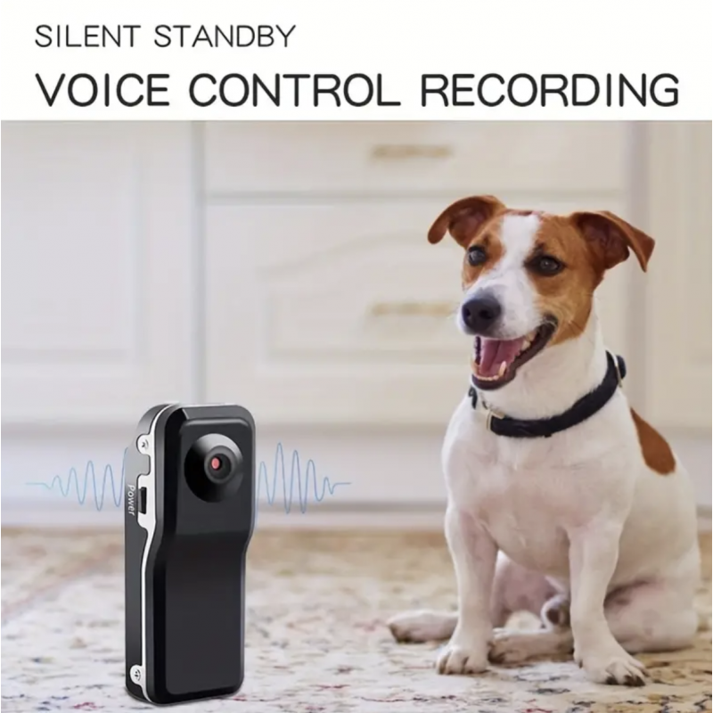 1pc, Portable Mini Camera Digital Video Audio Small Camcorder Action Sports Micro Cam Car Bike Recorder Small Pocket DVR Cam HD Night Vision Motion Video Camera