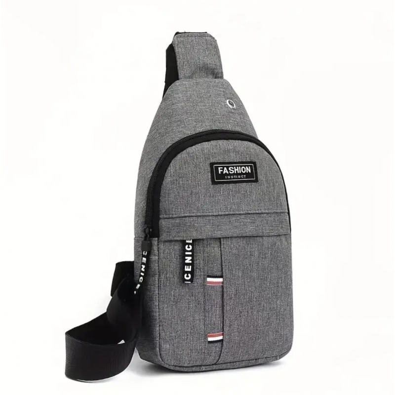 Men's Casual Outdoor Chest Bag Mountaineering Cycling Shoulder Bag Waterproof Sports Small Messenger Bag